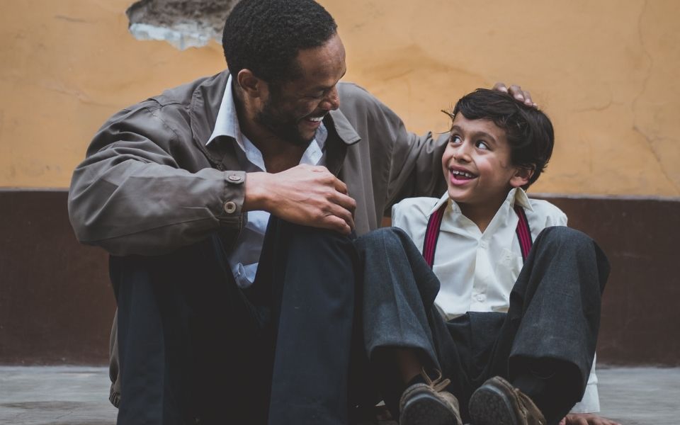 parents helping children