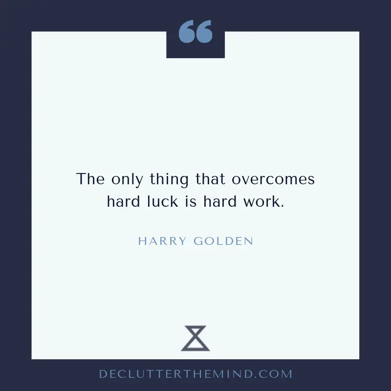 Harry Golden growth mindset quote